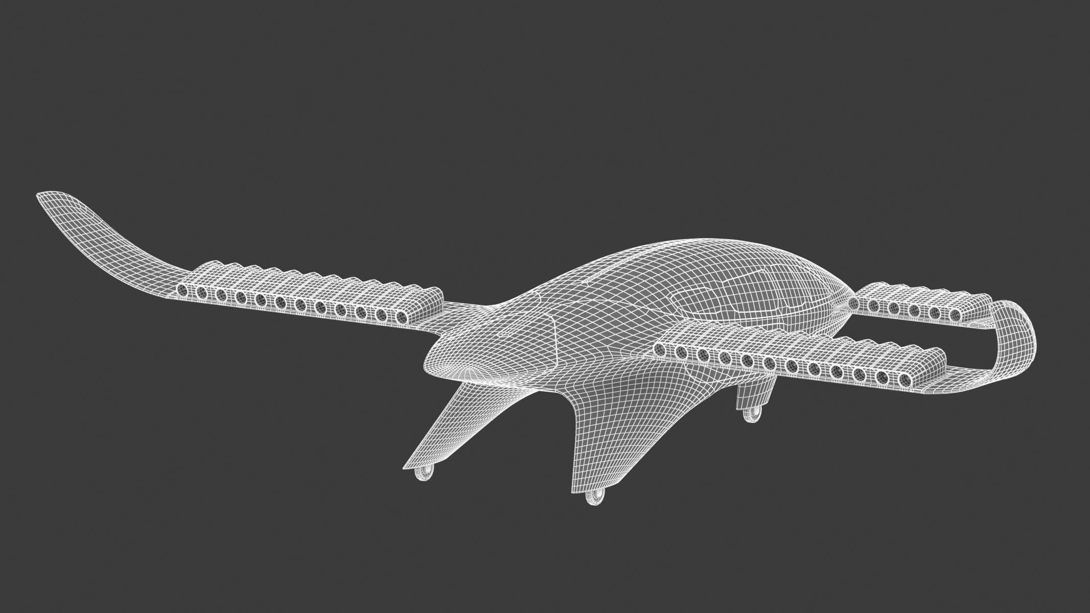 Lilium Jet Flying Taxi 3D model_27