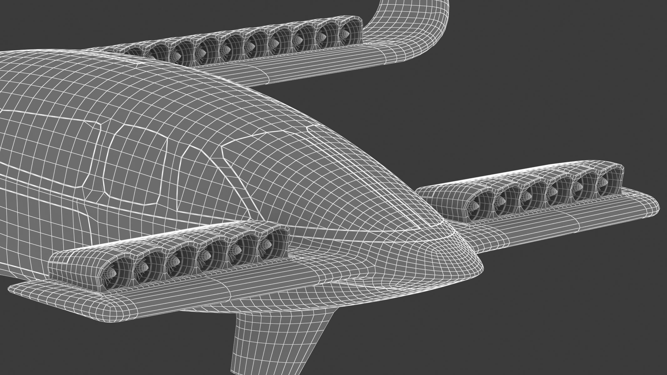 Lilium Jet Flying Taxi 3D model_35