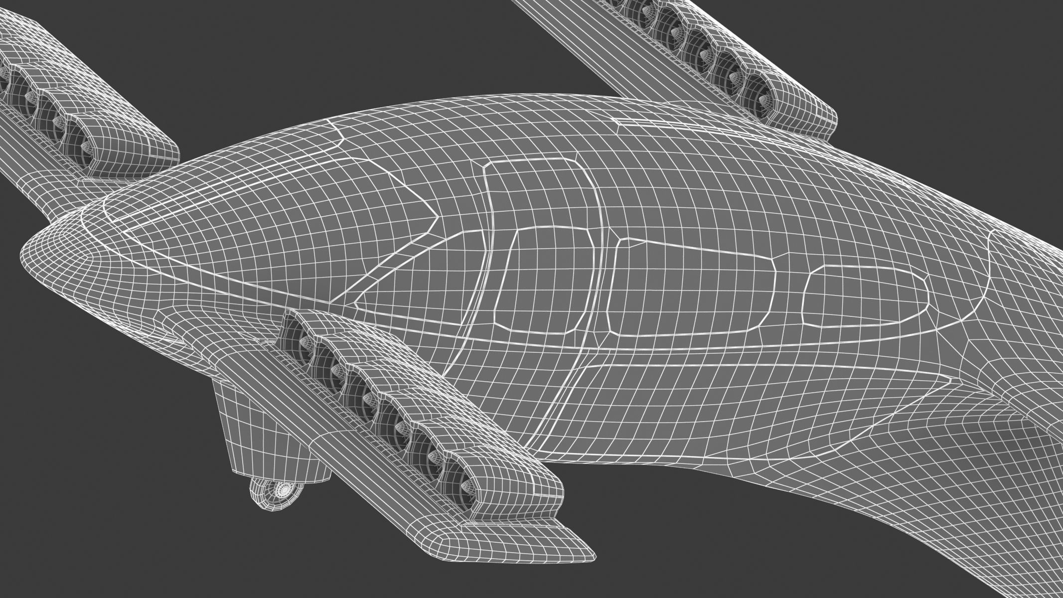 Lilium Jet Flying Taxi 3D model_42