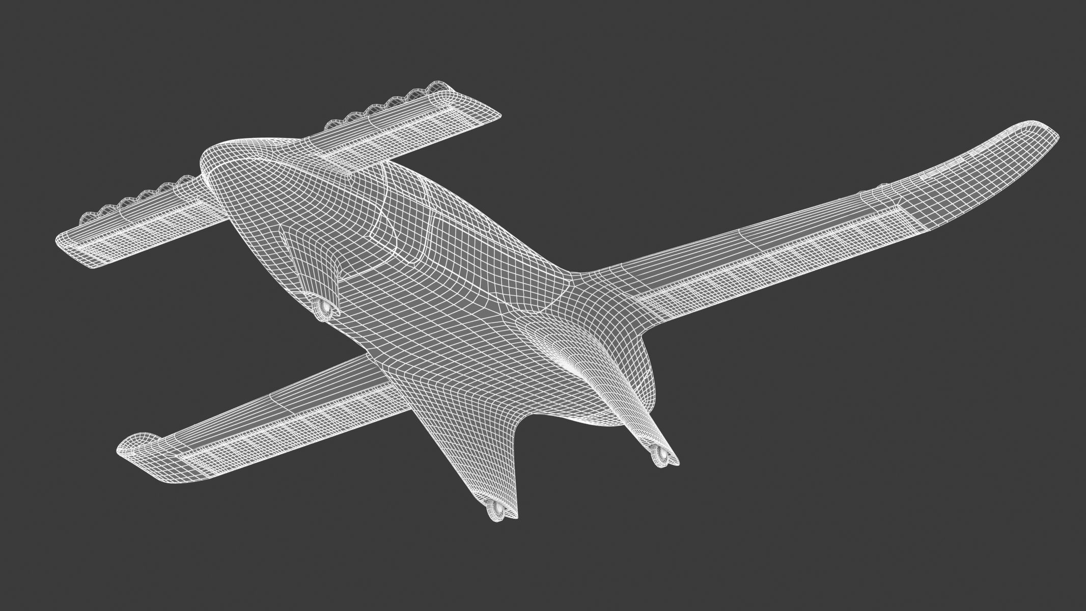 Lilium Jet Flying Taxi 3D model_31