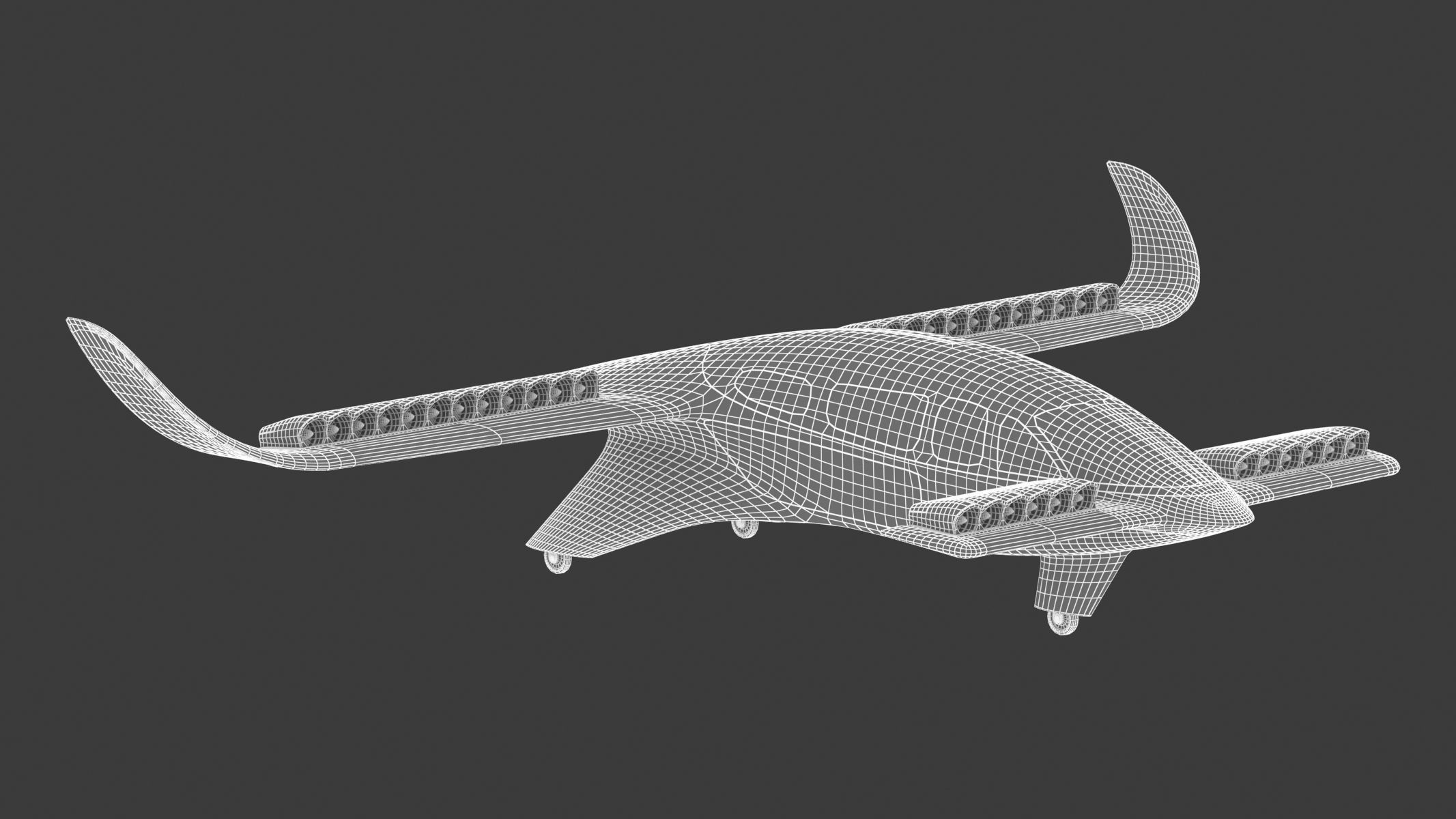 Lilium Jet Flying Taxi 3D model_25