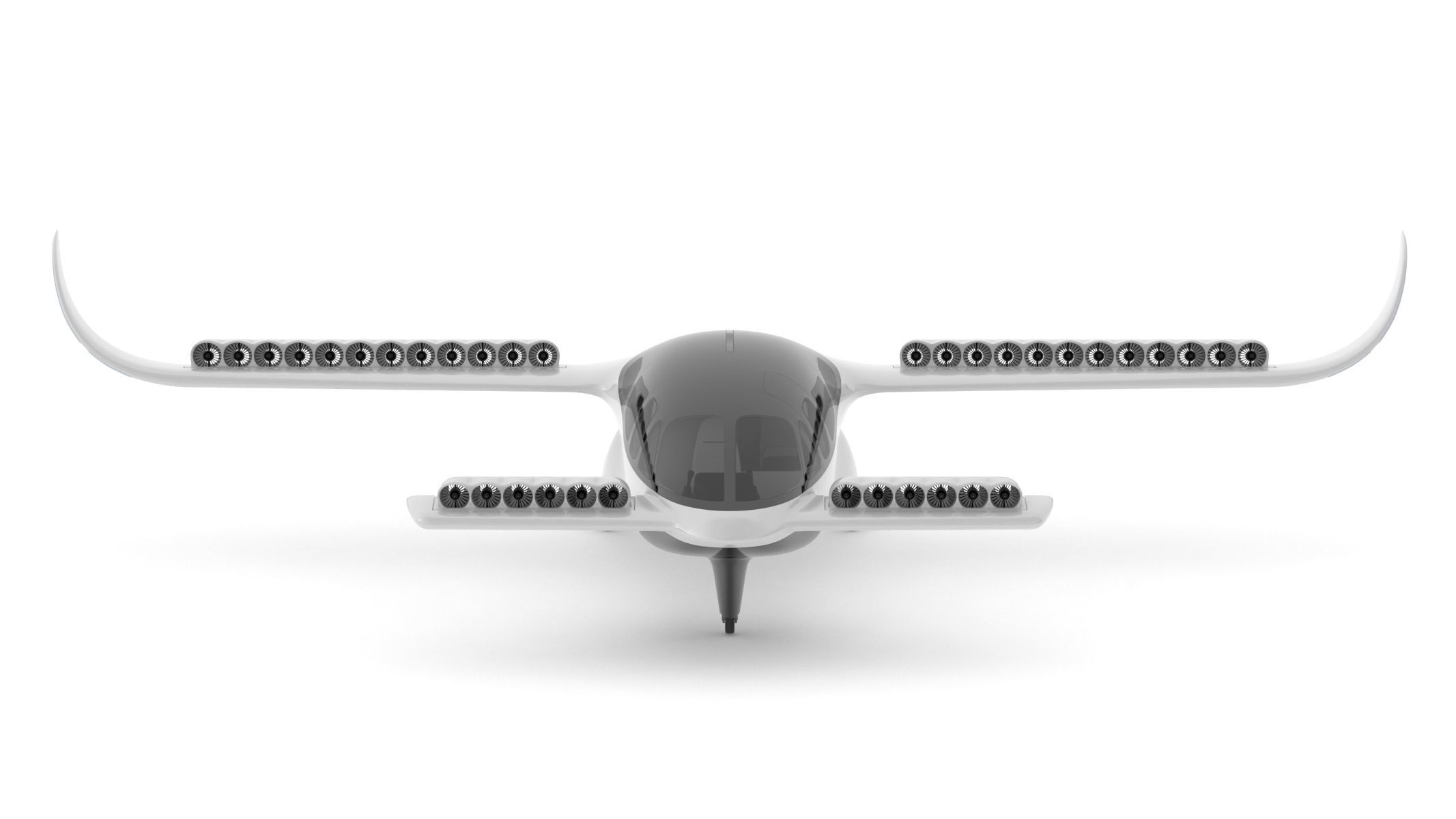 Lilium Jet Flying Taxi 3D model_1