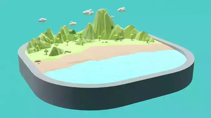Lowpoly Island