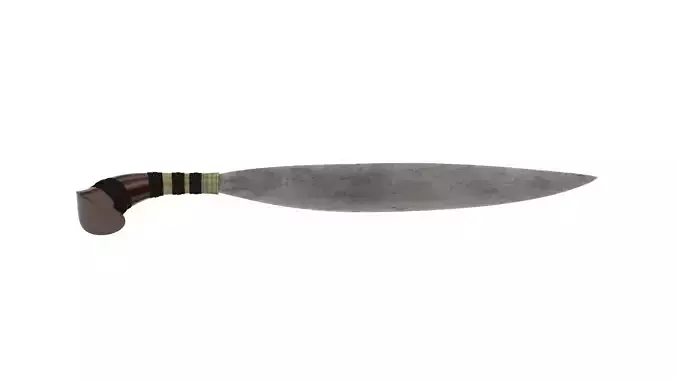 Barong Sword Low-poly 3D model