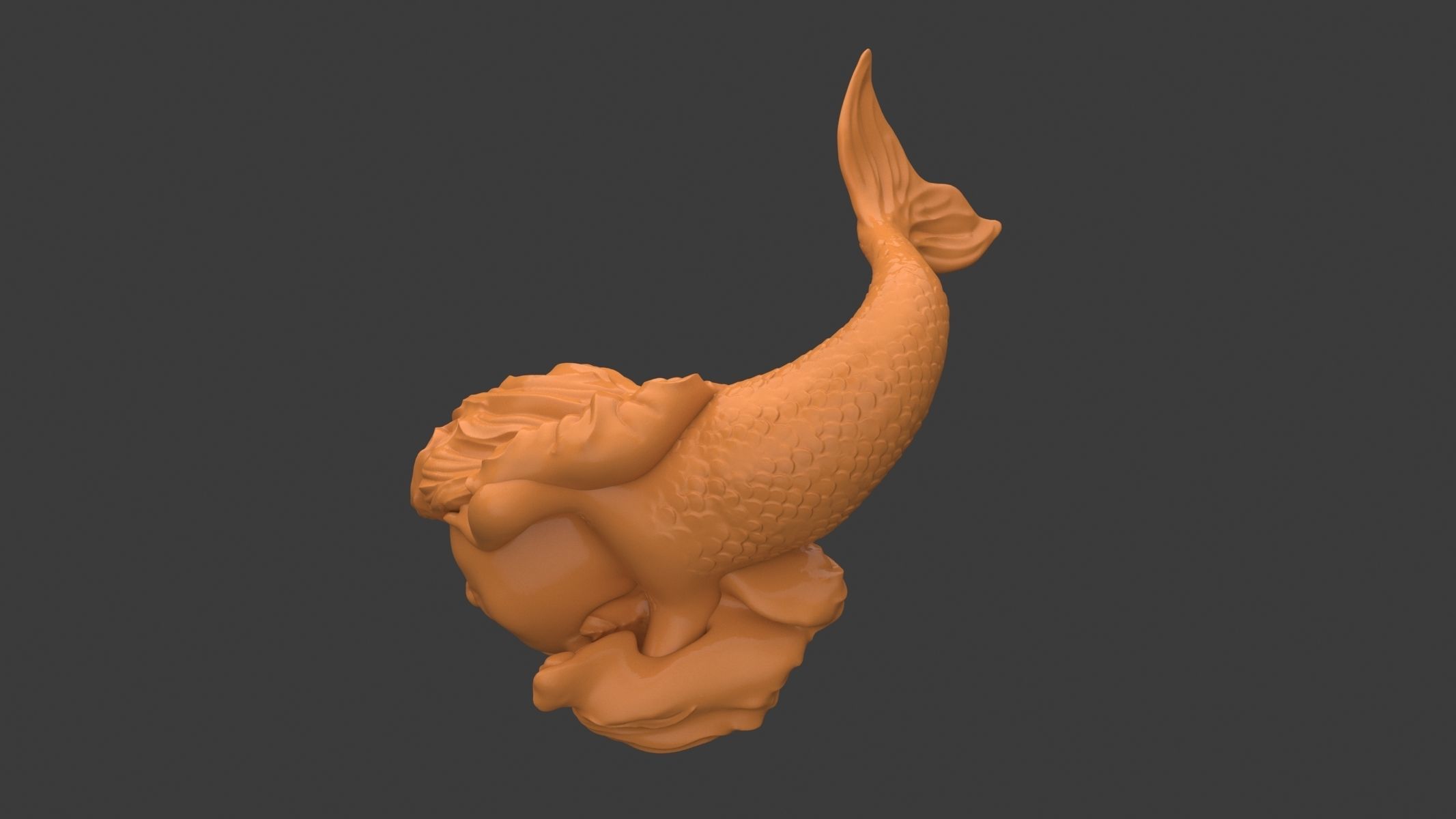 Mini Mermaid 3D print model_4