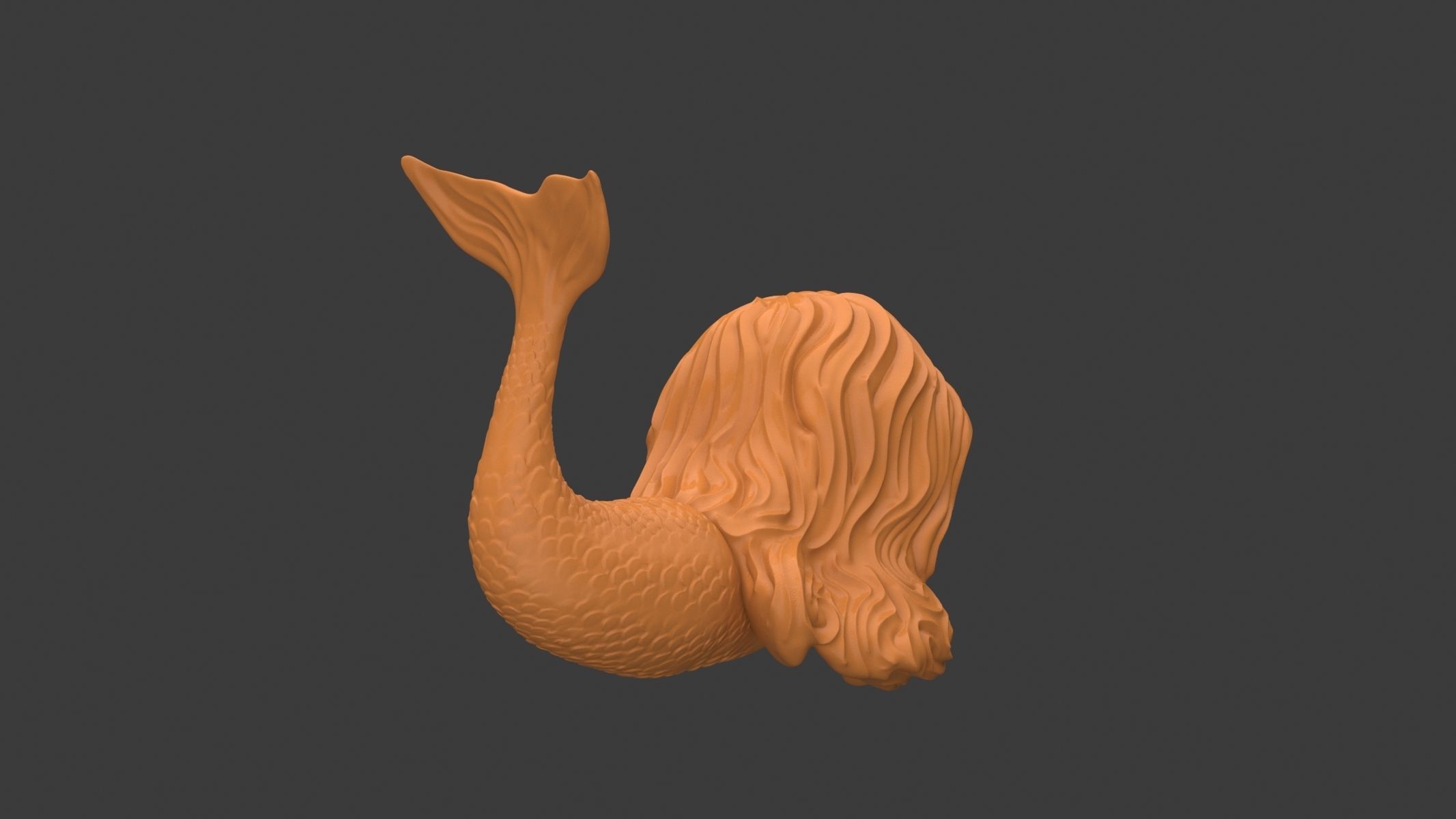 Mini Mermaid 3D print model_3
