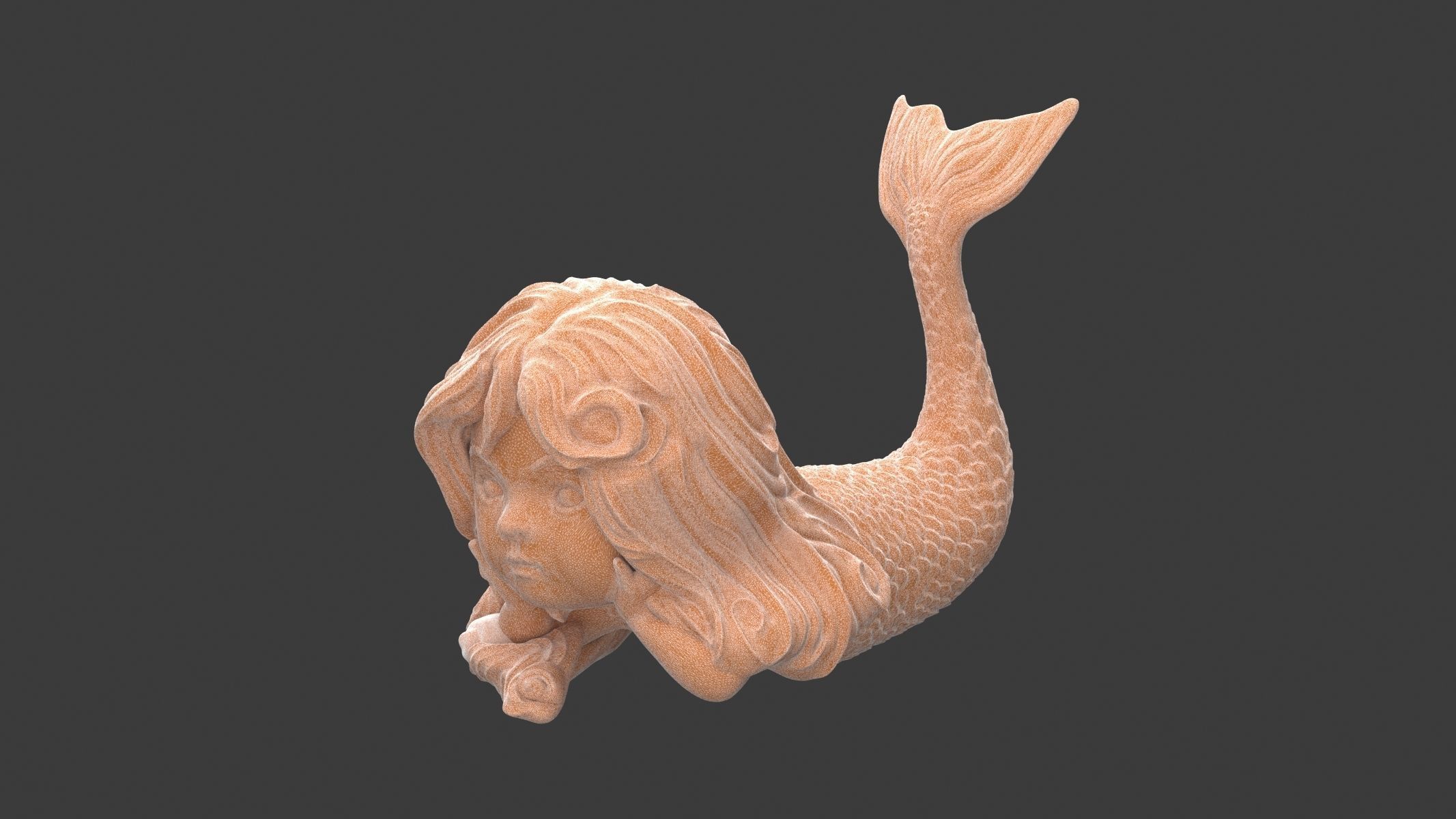 Mini Mermaid 3D print model_10