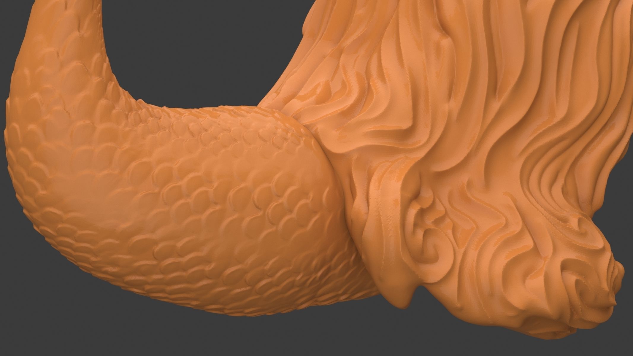 Mini Mermaid 3D print model_8