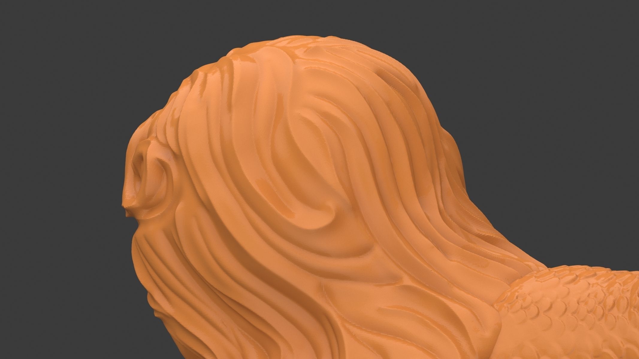 Mini Mermaid 3D print model_5