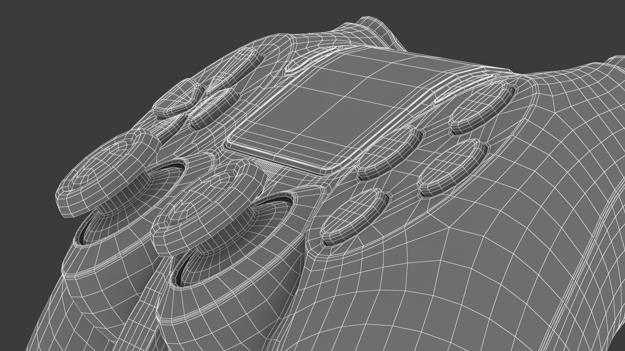Paddle PS4 3D model_38
