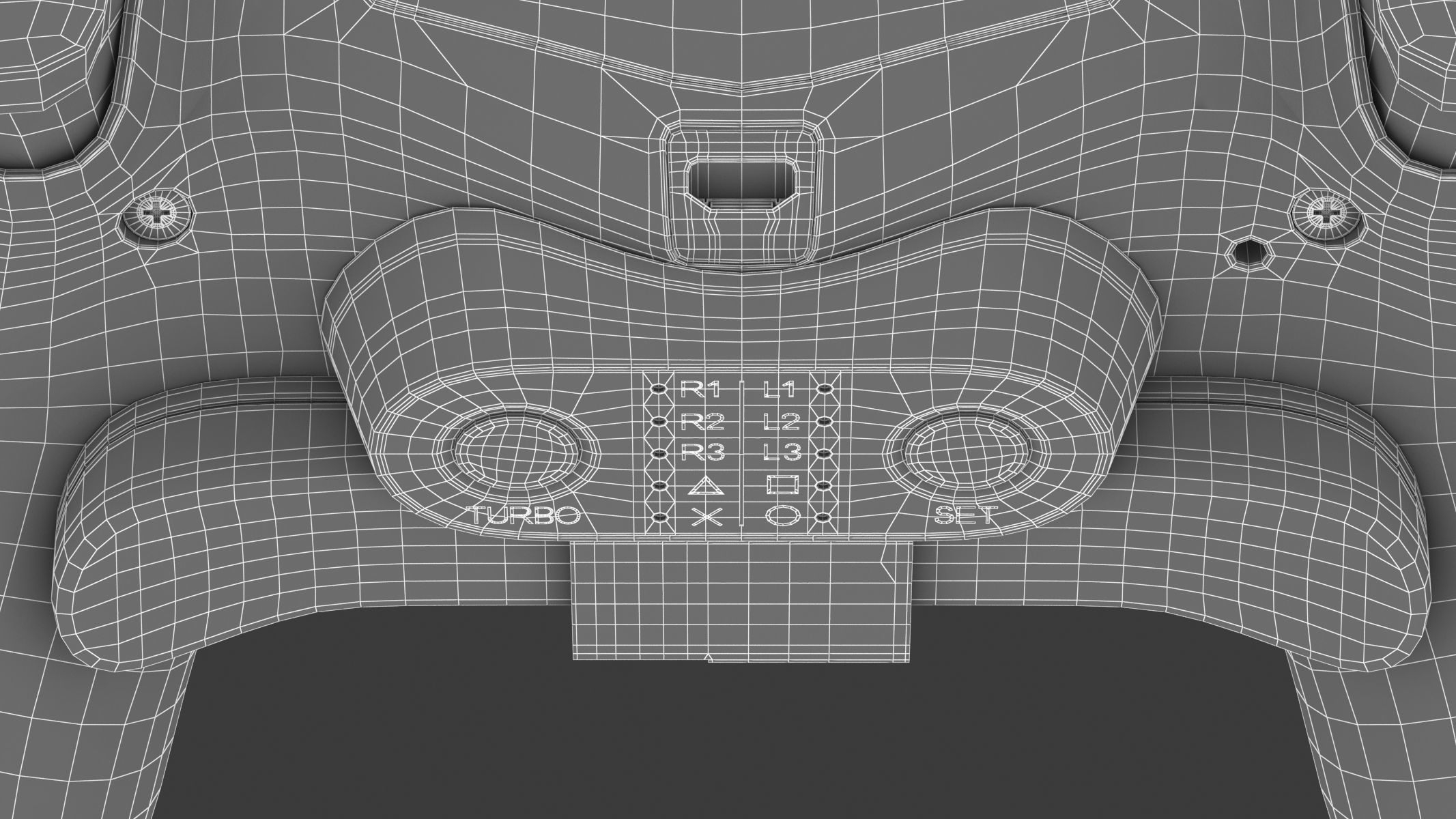Paddle PS4 3D model_30