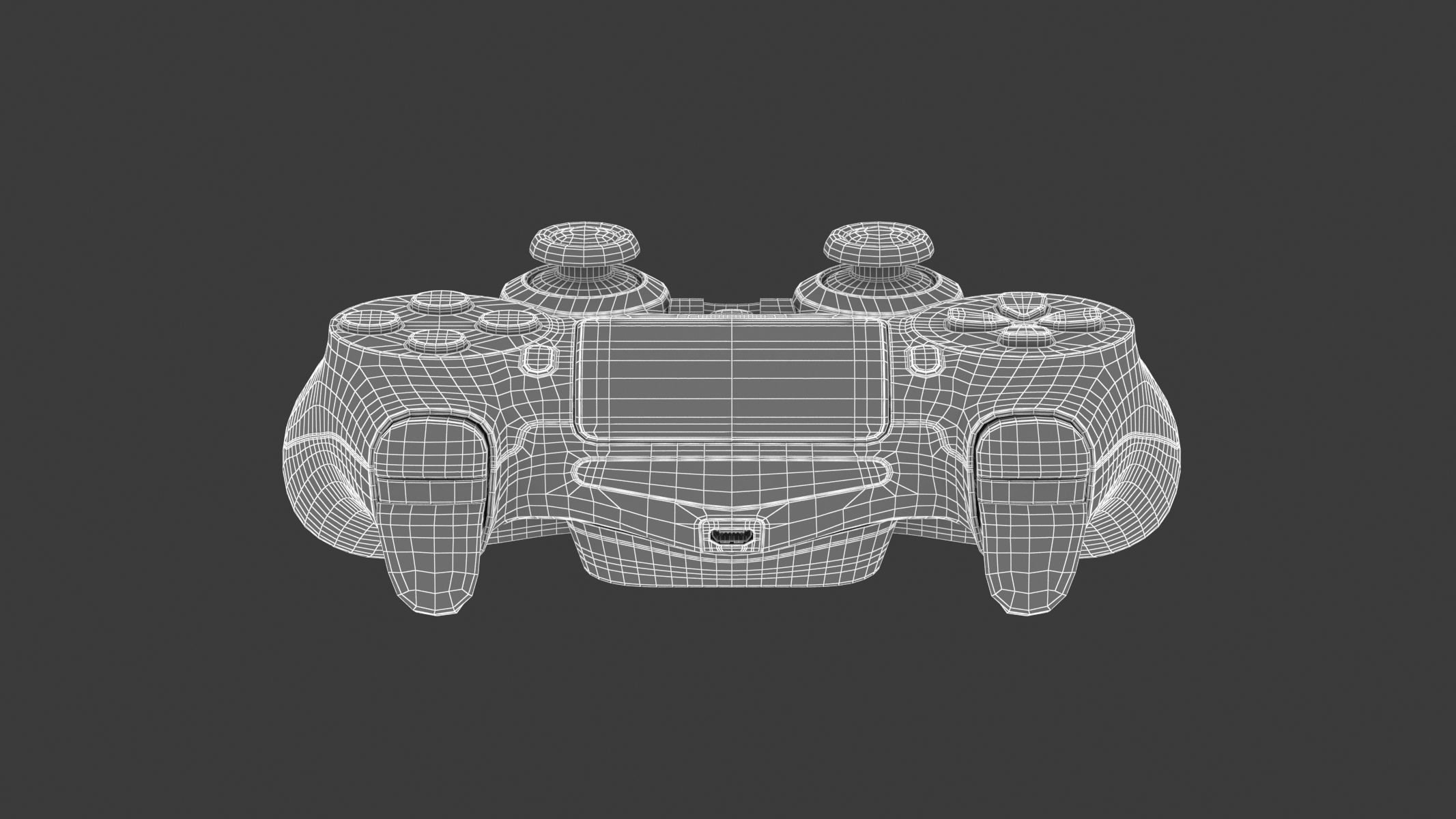 Paddle PS4 3D model_26