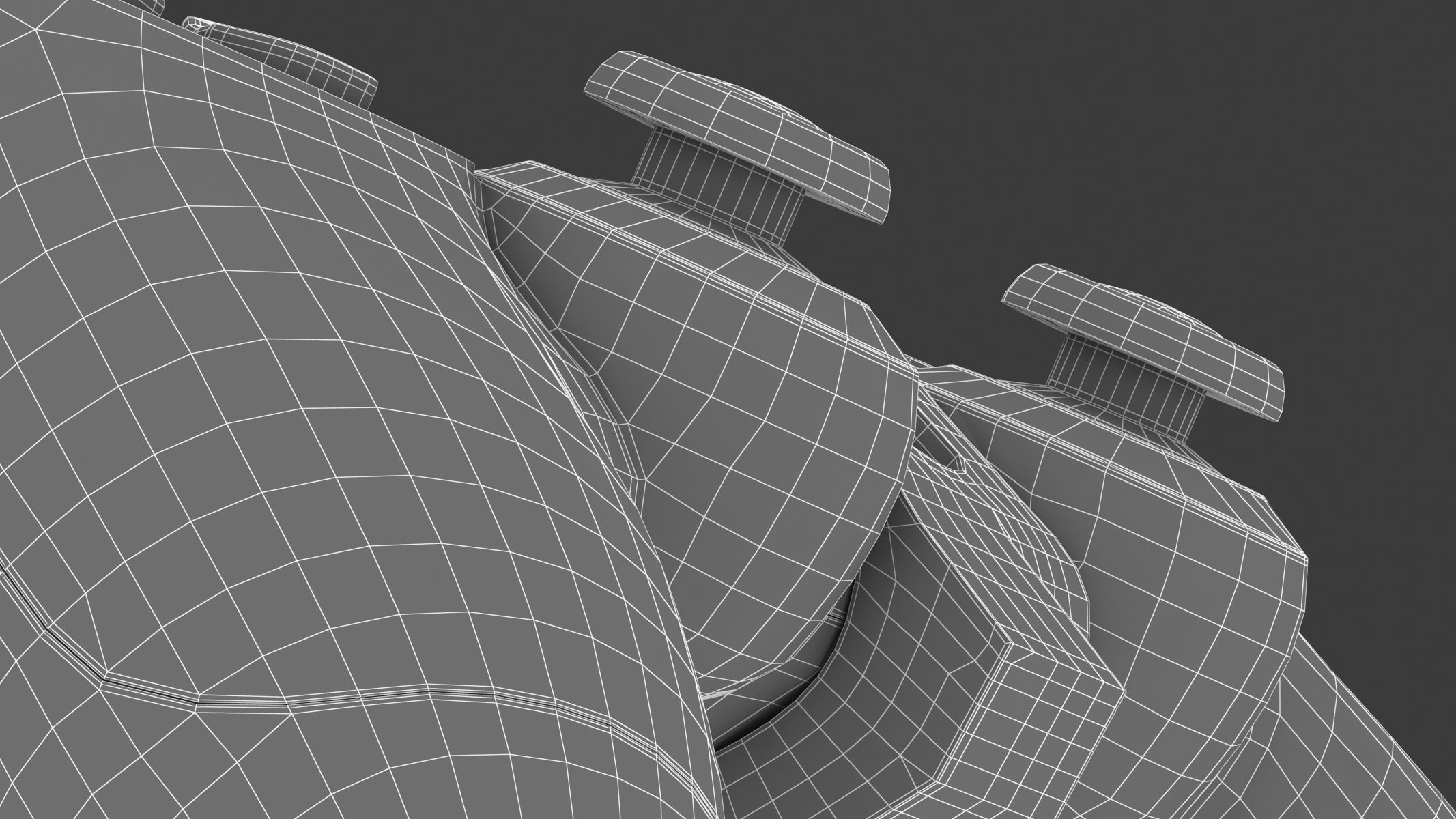 Paddle PS4 3D model_33