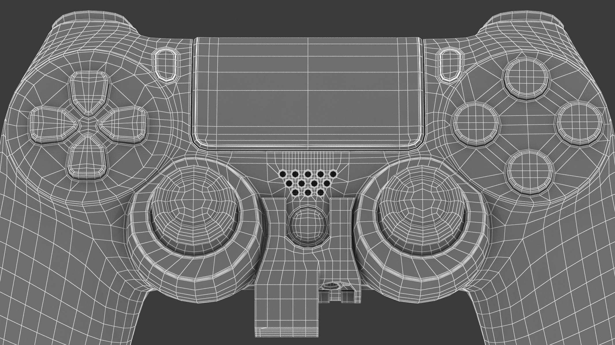 Paddle PS4 3D model_35