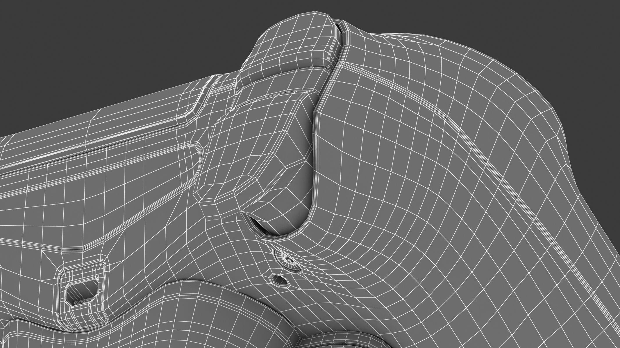 Paddle PS4 3D model_34