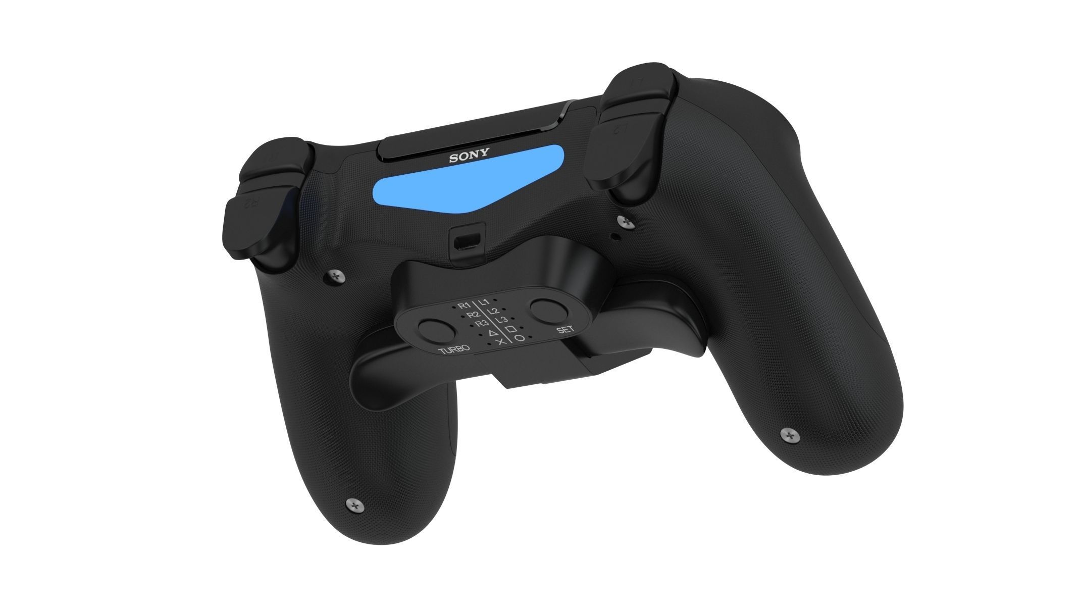 Paddle PS4 3D model_4