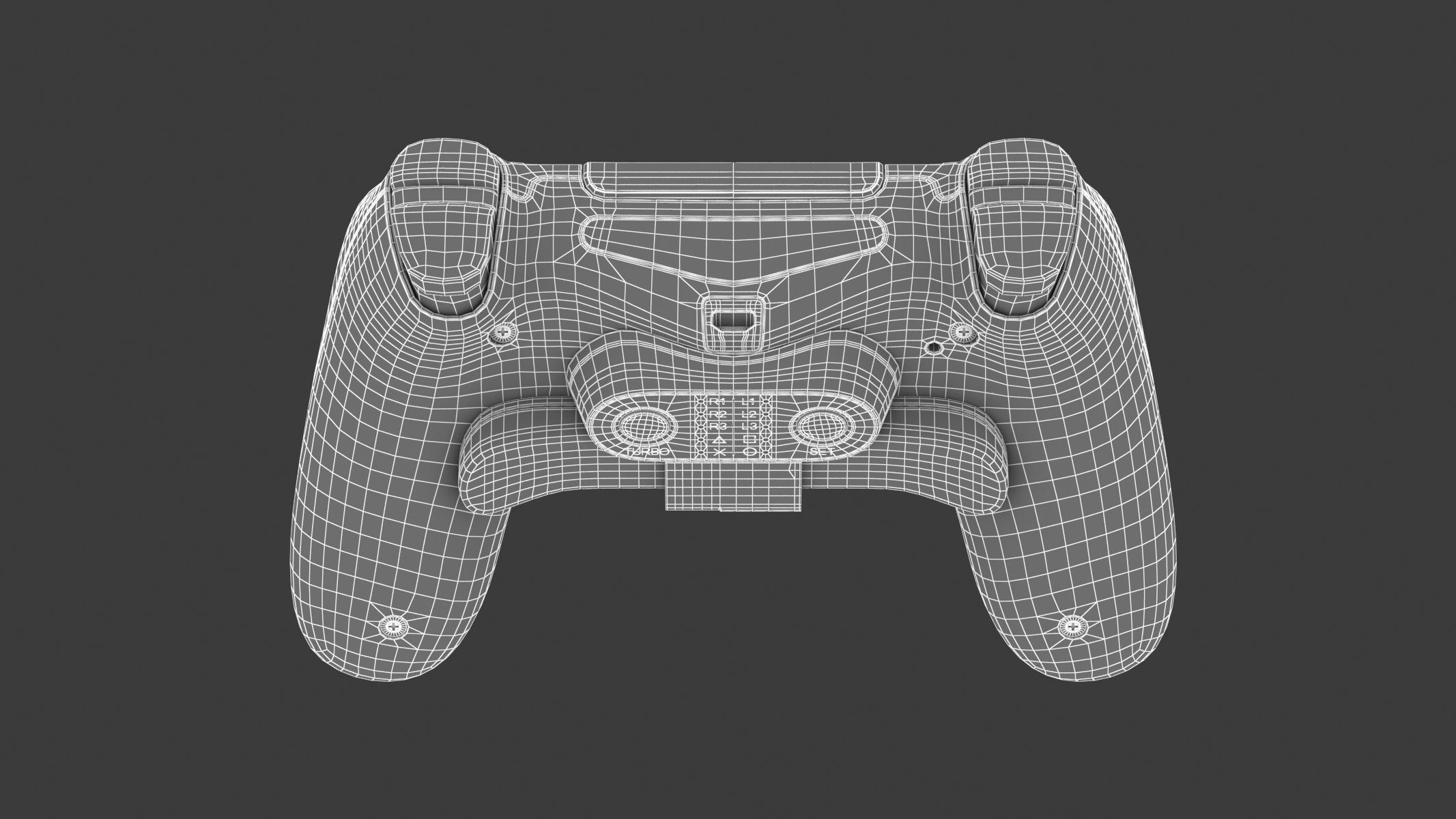 Paddle PS4 3D model_20