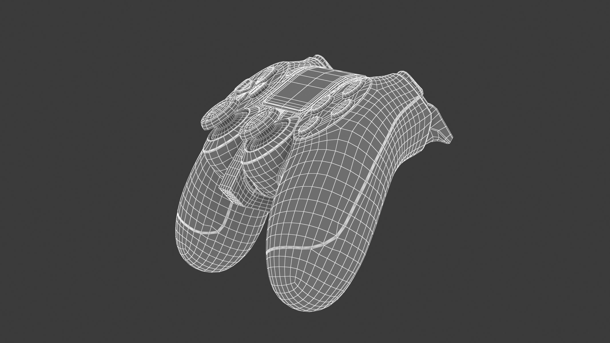 Paddle PS4 3D model_28