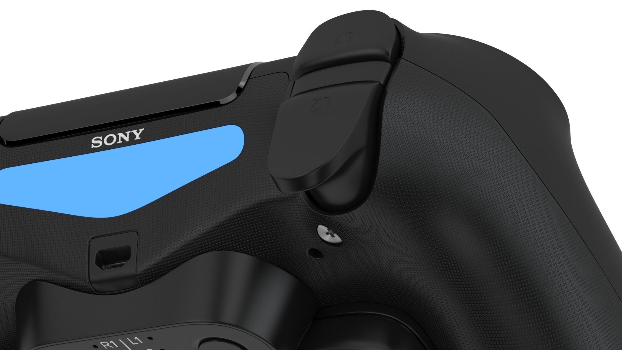Paddle PS4 3D model_14