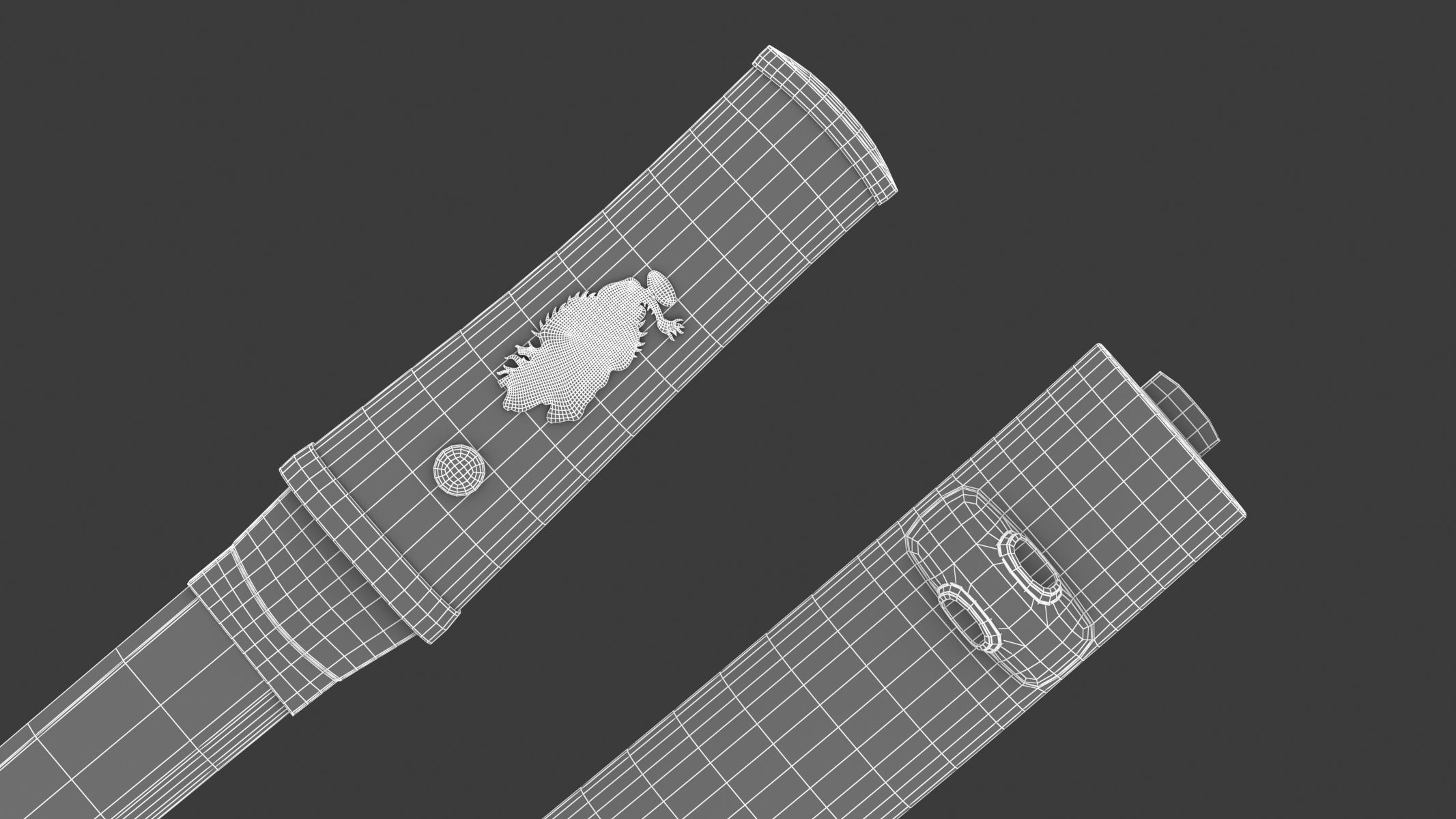 Tanto Short Sword 3D model_23