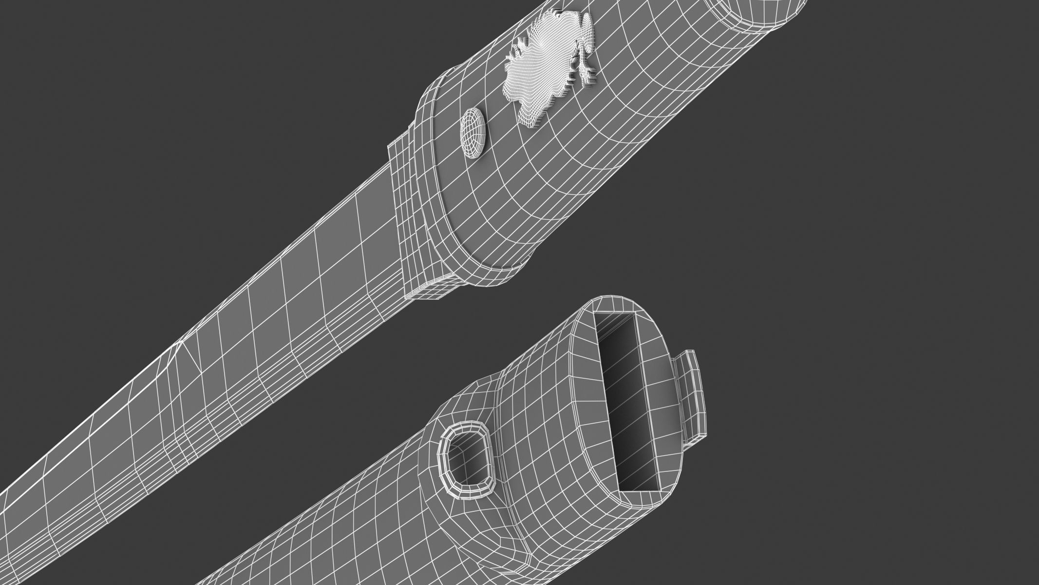 Tanto Short Sword 3D model_29