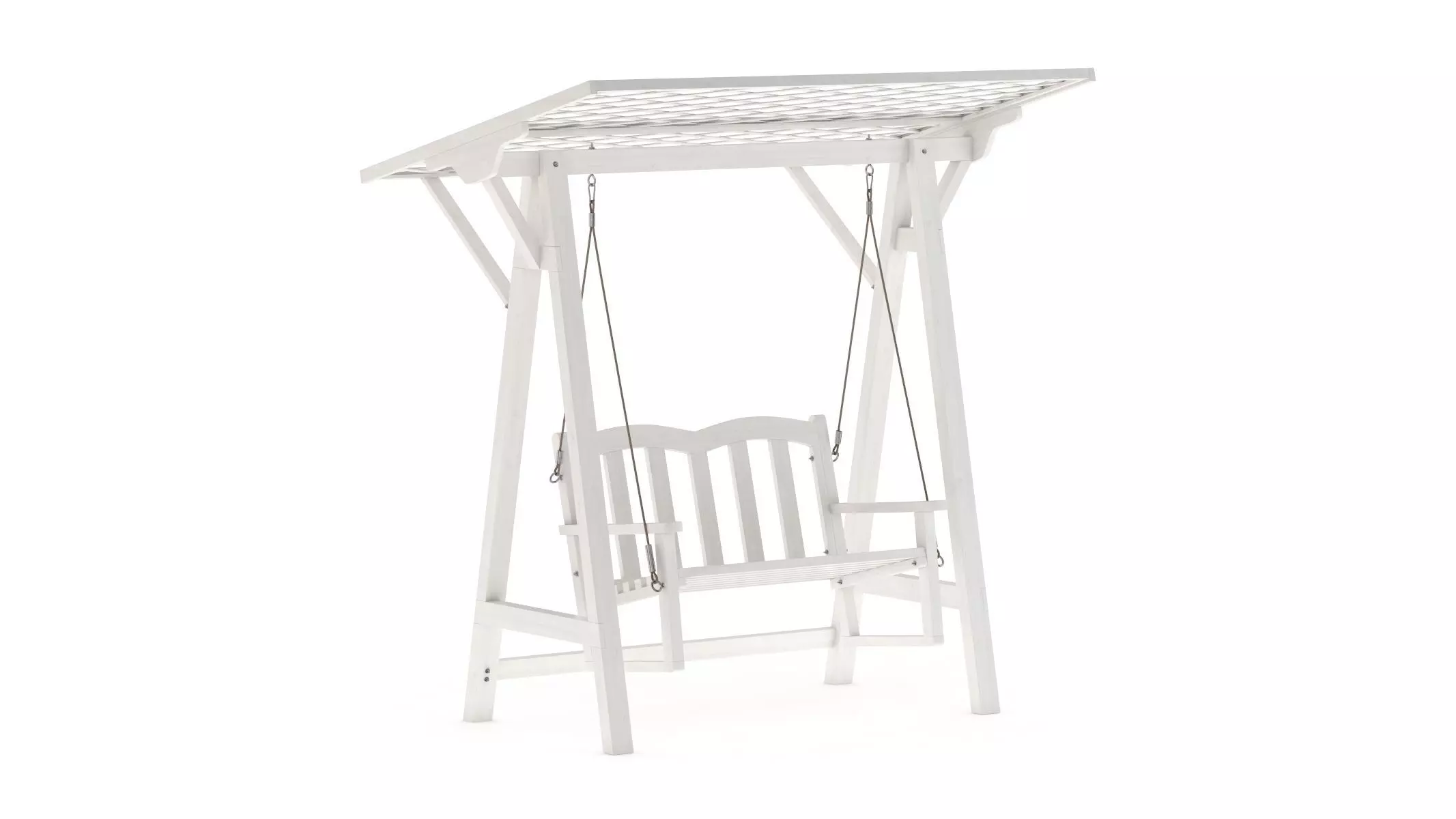 Wooden Swing Chair 05 3D model_0