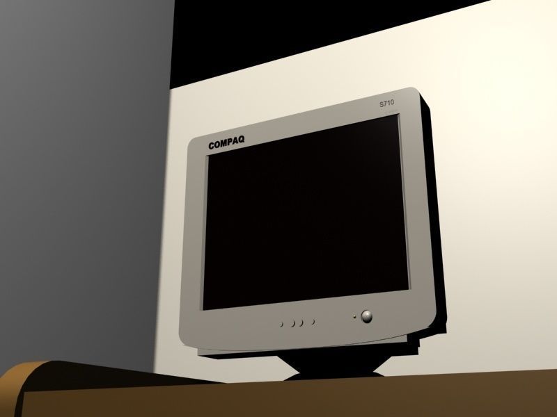 Old Computer P3 1999 3D model_5
