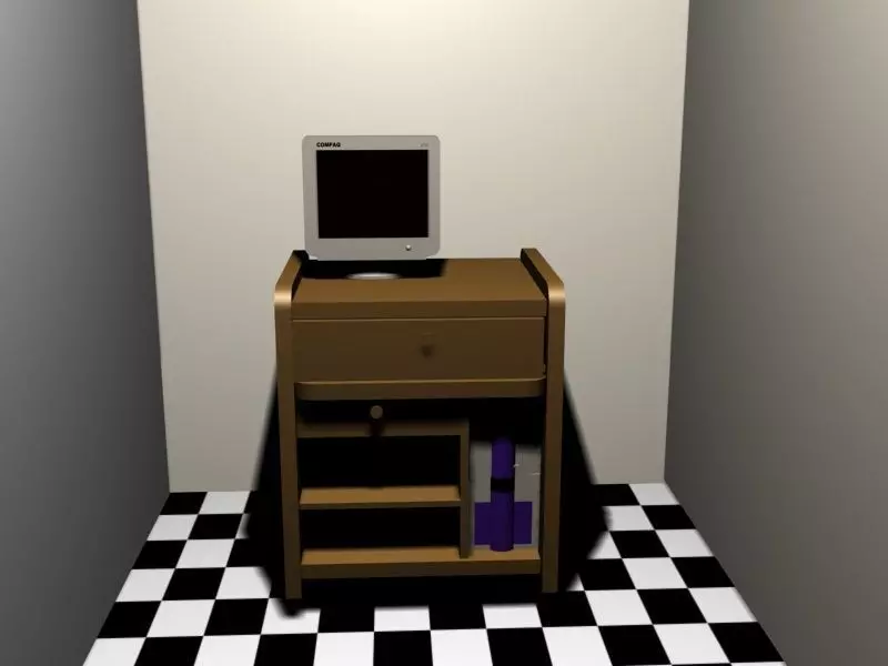 Old Computer P3 1999 3D model_0