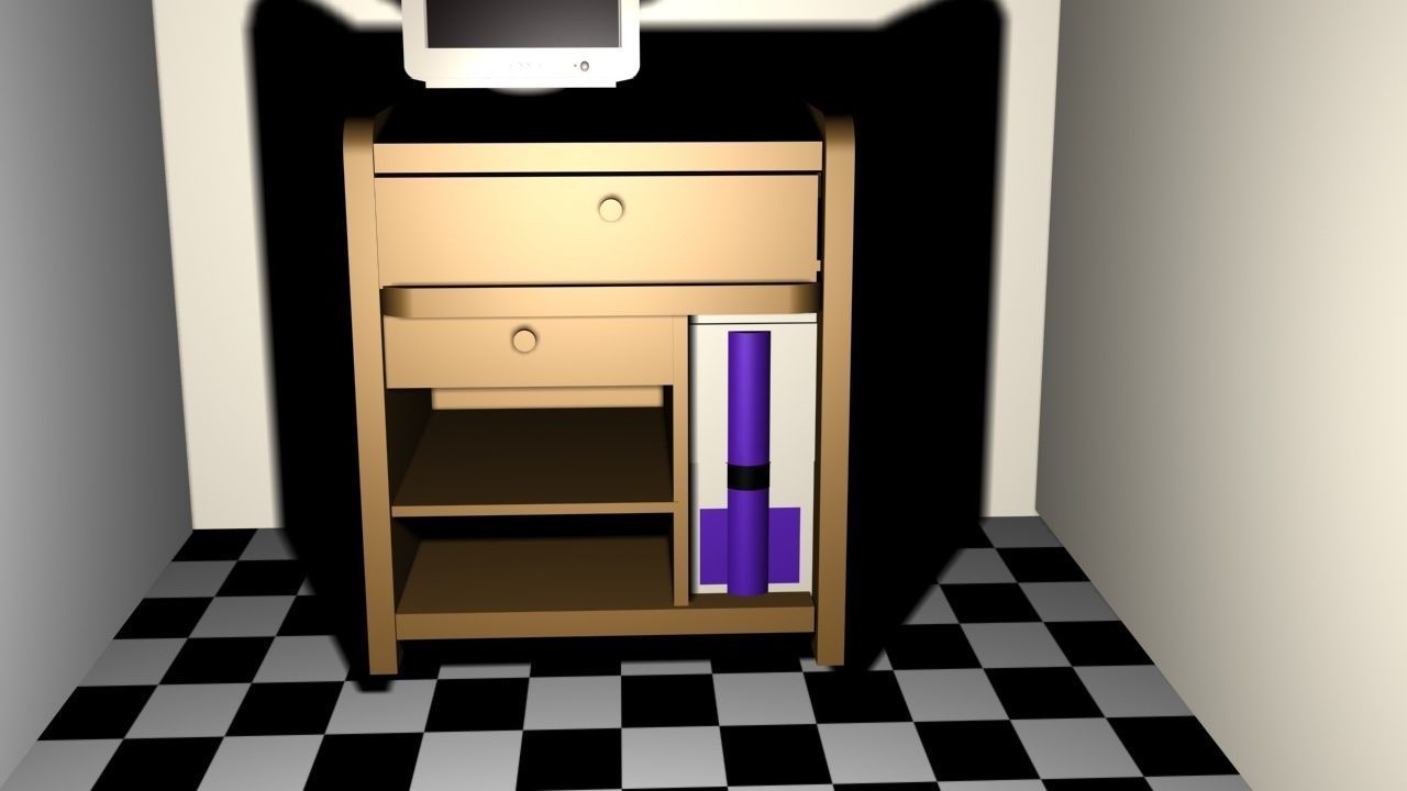 Old Computer P3 1999 3D model_8