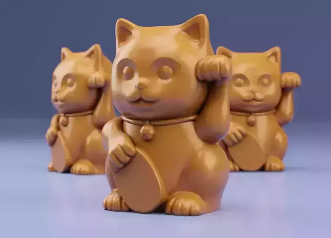 Maneki neko No1 3D print model