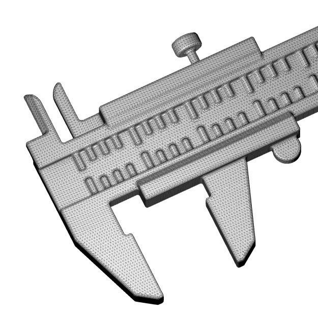 Classic Vernier Caliper Toy 3D print model_3