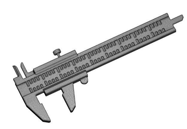 Classic Vernier Caliper Toy 3D print model_4
