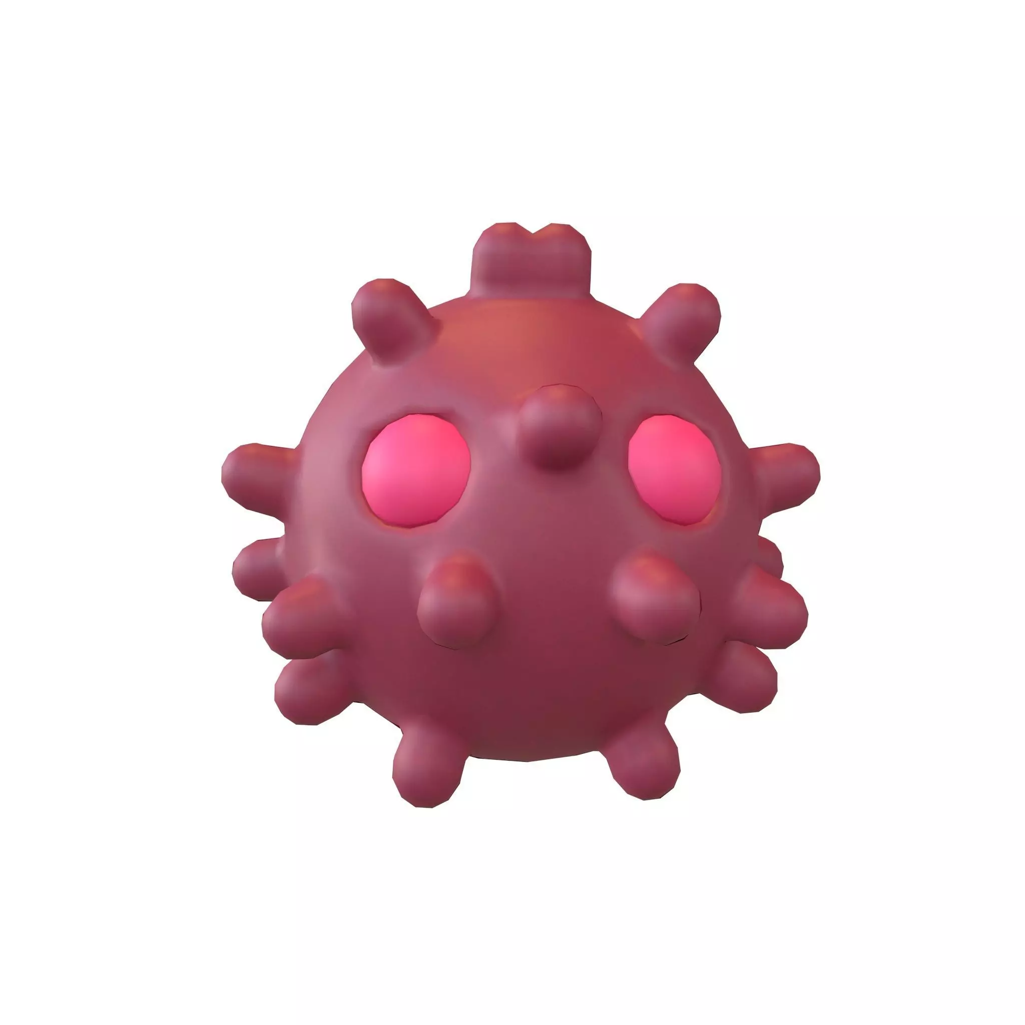 Virus Character v1 003 Low-poly 3D model_0