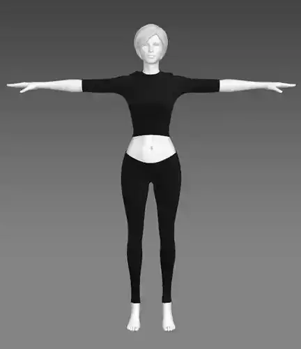 Woman Clothing T-Pose 401