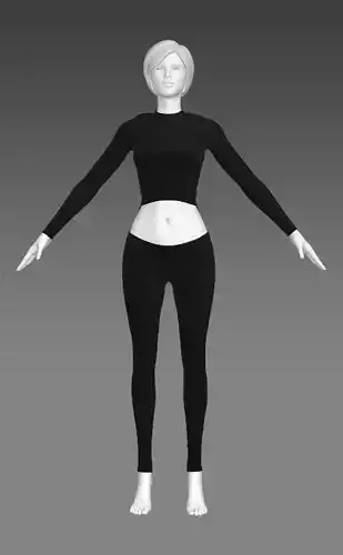 Woman Clothing A-Pose 404