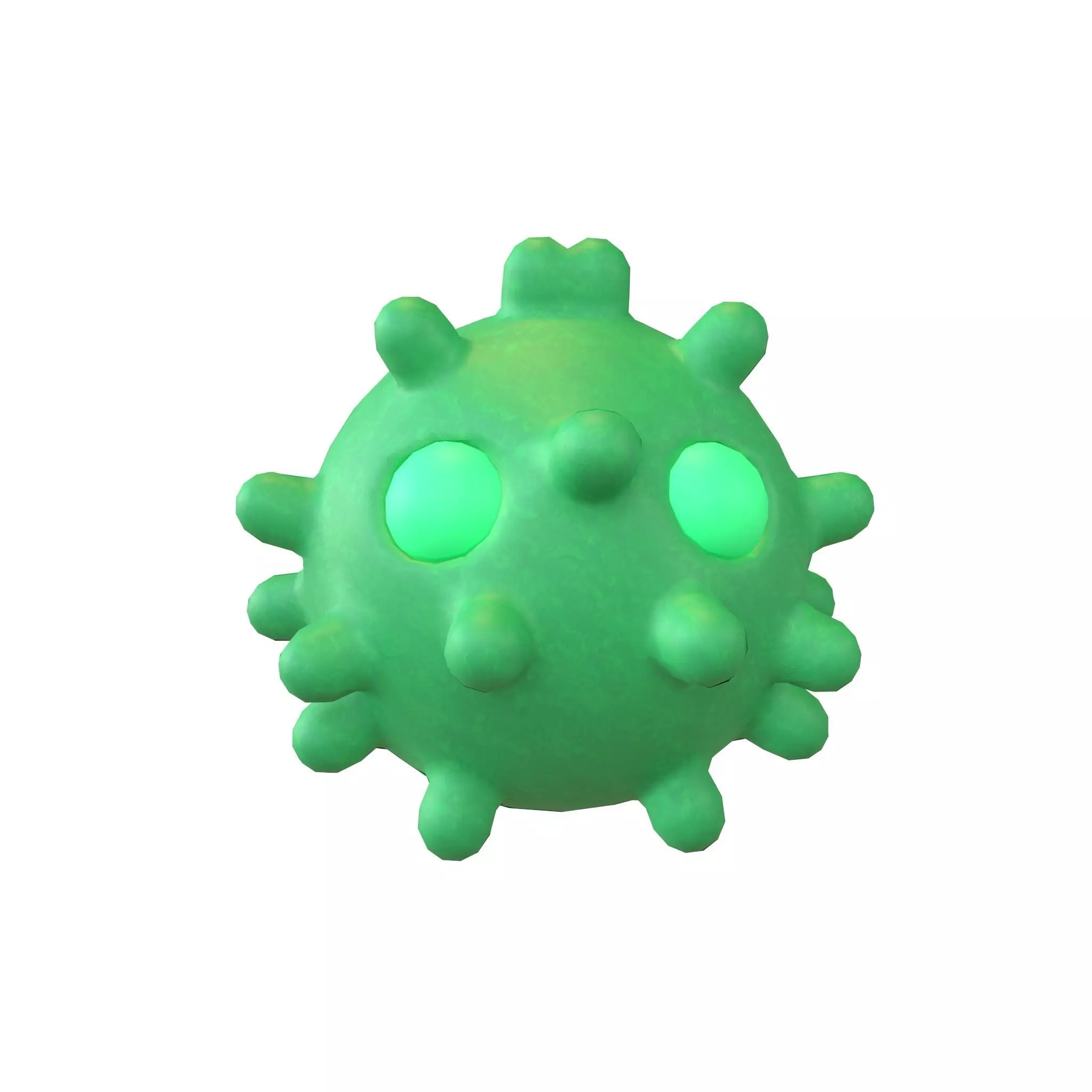 Virus Character v1 009 Low-poly 3D model_0