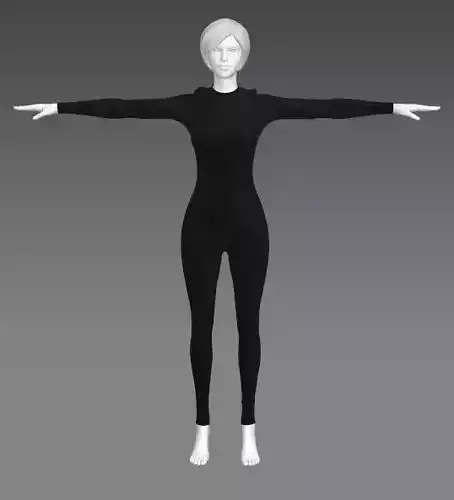 Woman Clothing T-Pose 409