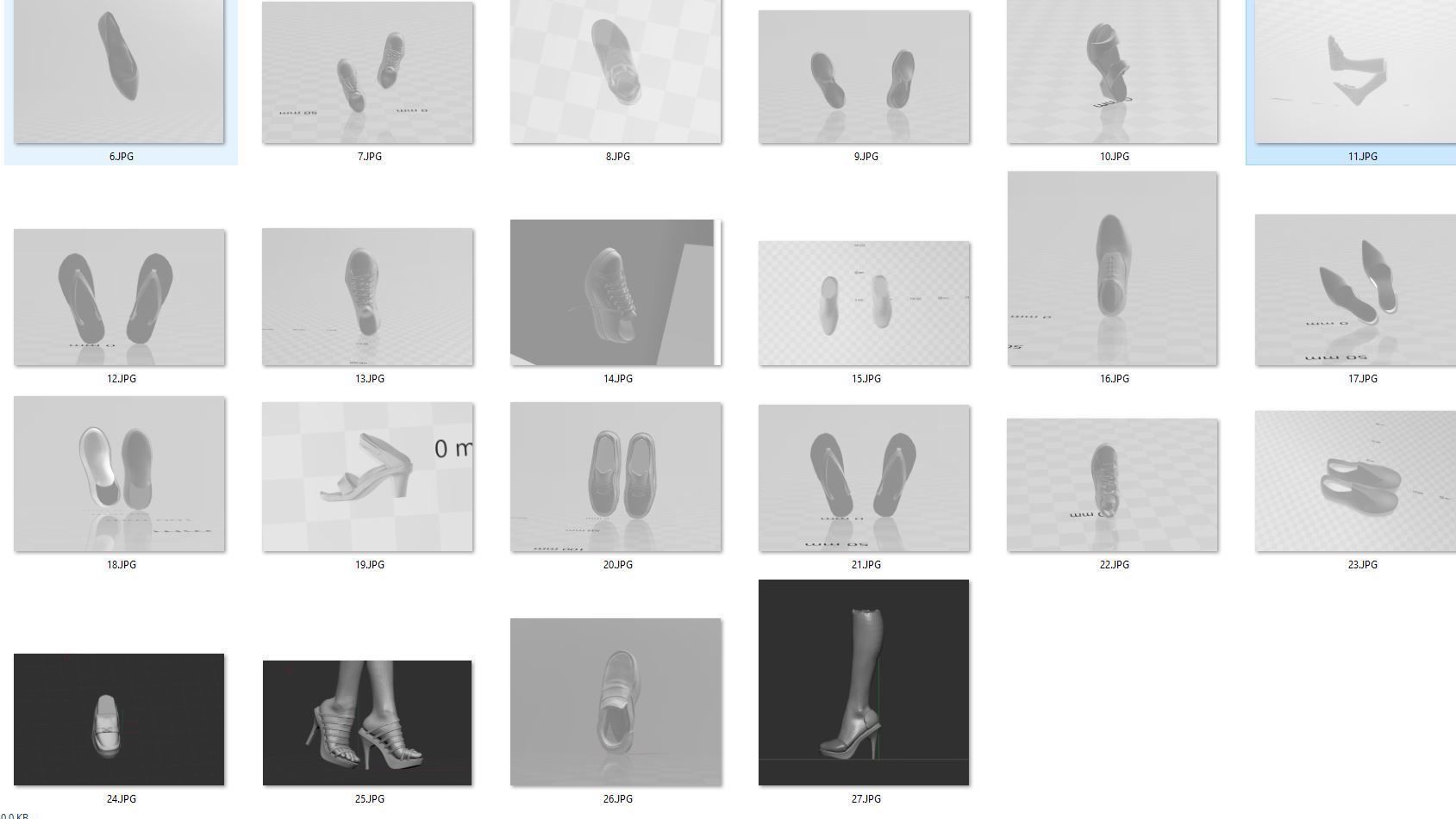 shoes sleeper sandal Male  and Female  3D print model_1