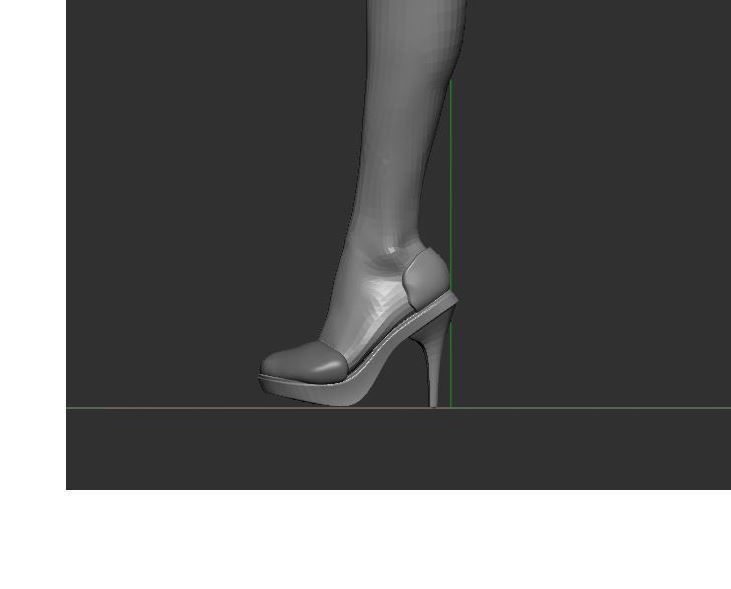 shoes sleeper sandal Male  and Female  3D print model_4
