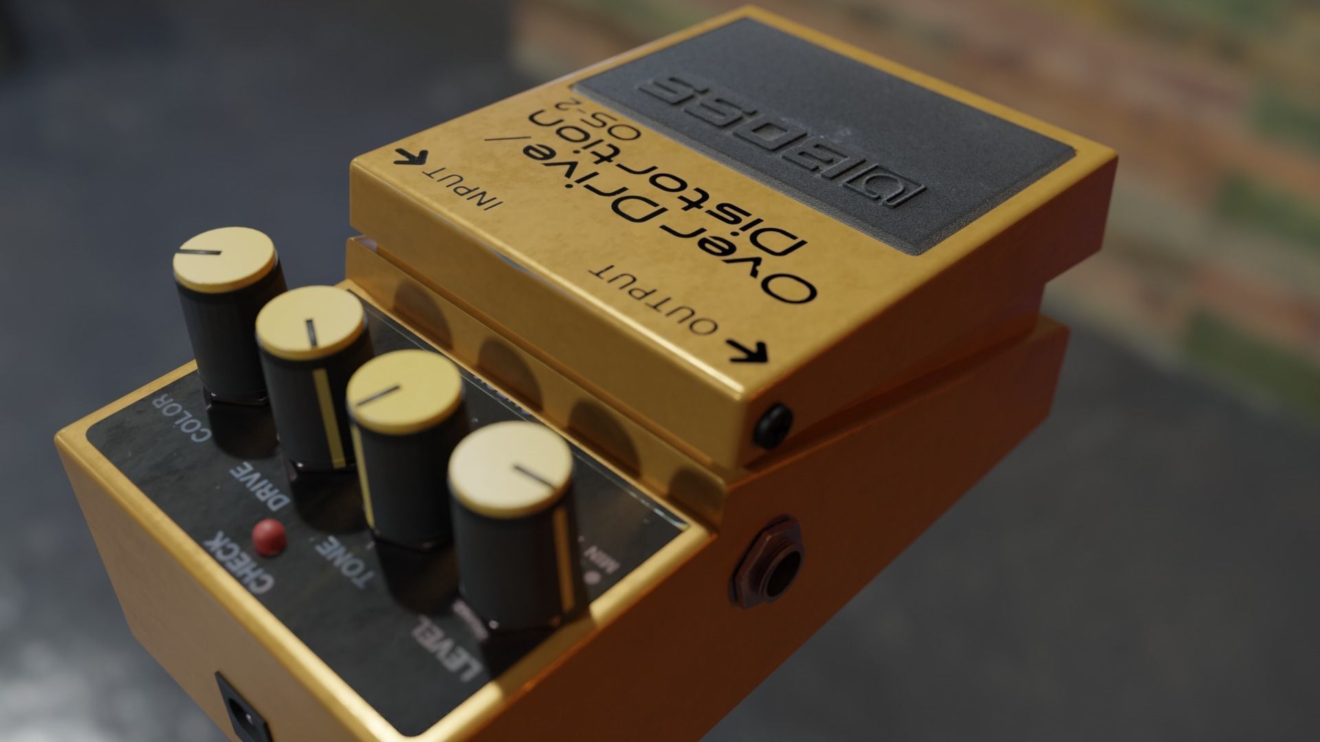 Boss OS-2 guitar Processor 3D model_5