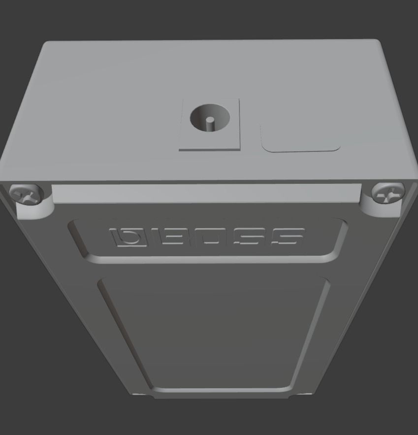 Boss OS-2 guitar Processor 3D model_10