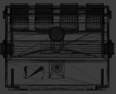 Boss OS-2 guitar Processor 3D model_9