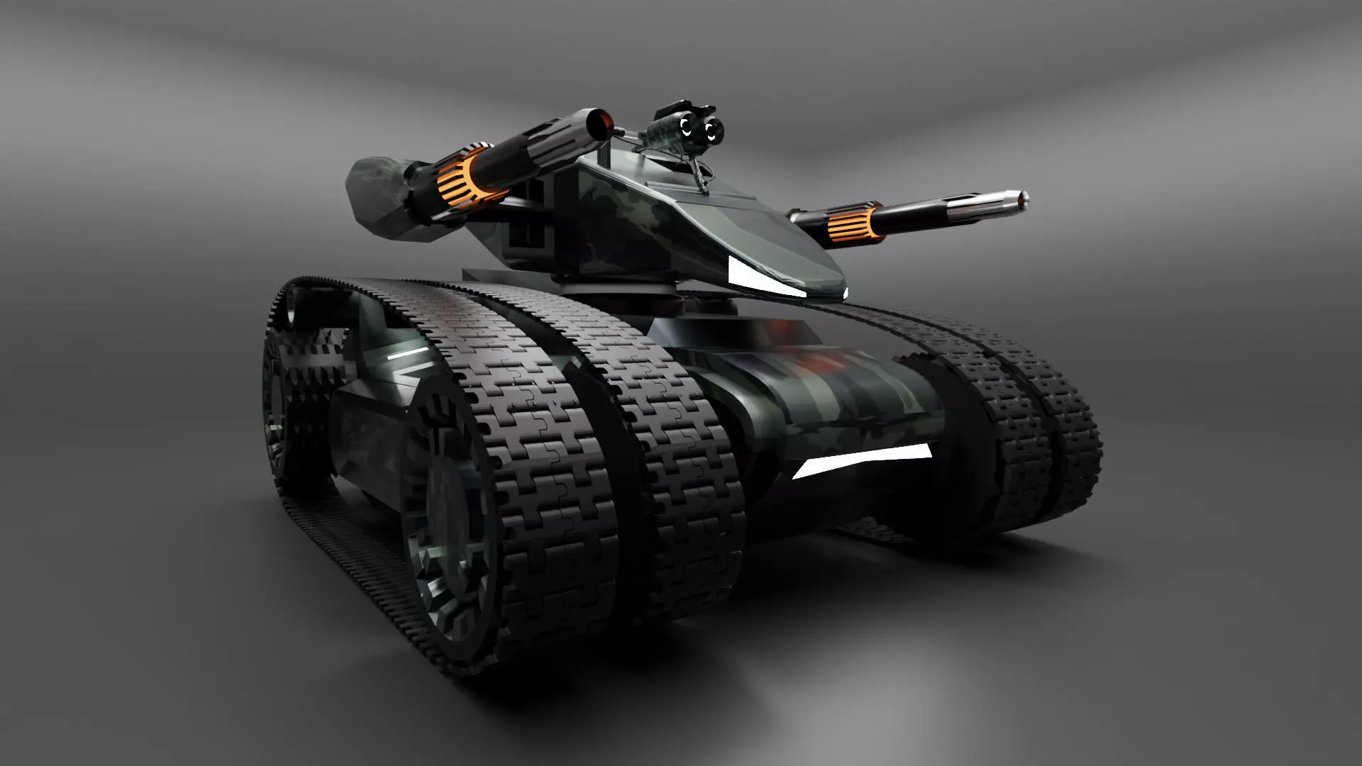 Cyber Tank 3D model