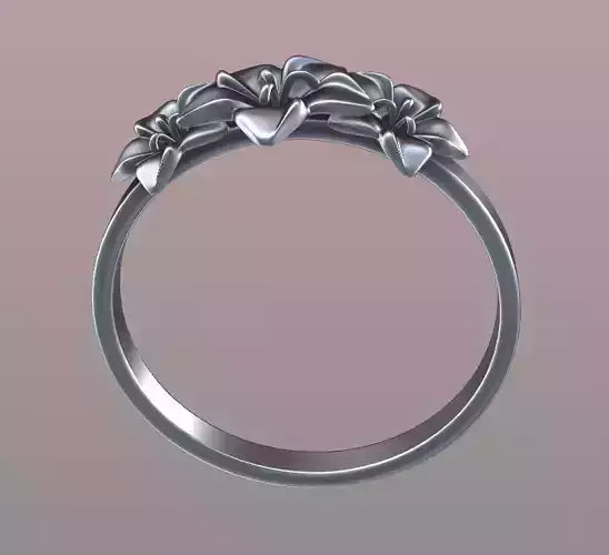  ring with flowers