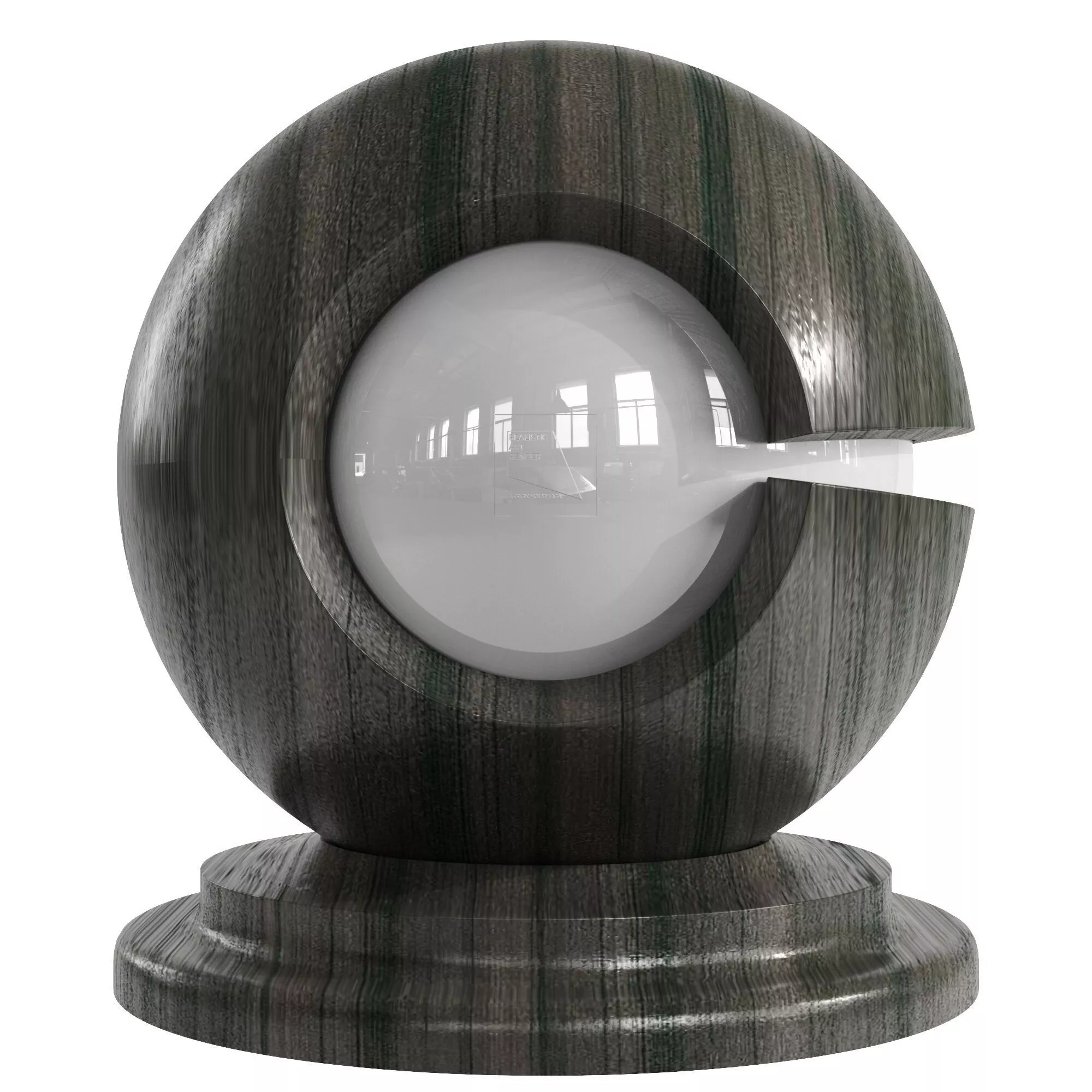 Ebony black wood Texture