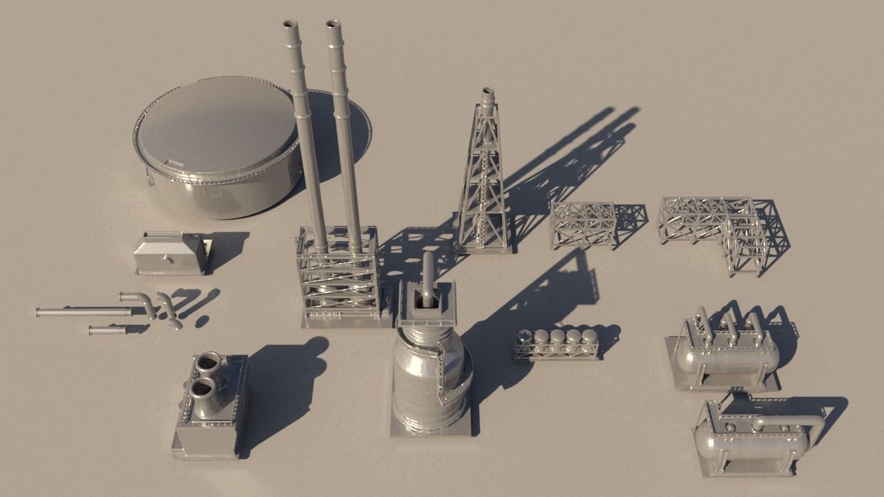 oil Factory for Print 3D print model_1