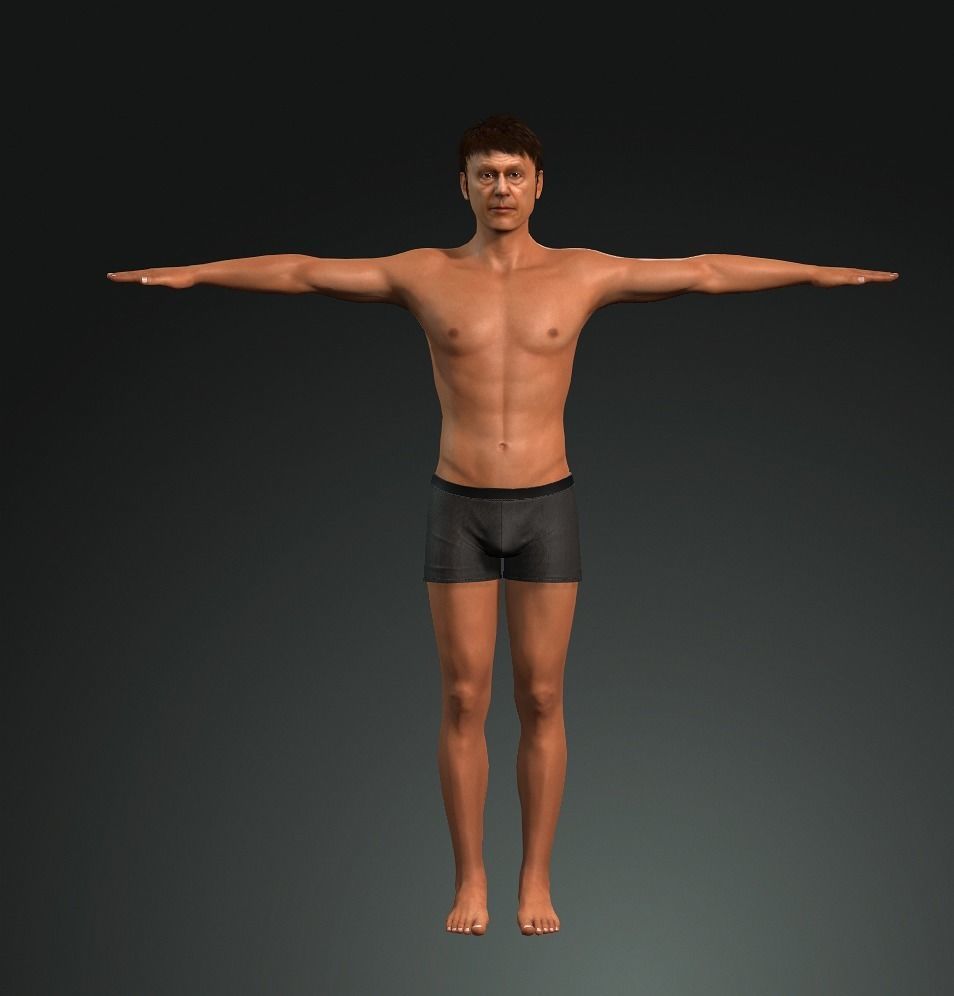 Imran khan 3d Low-poly 3D model_1