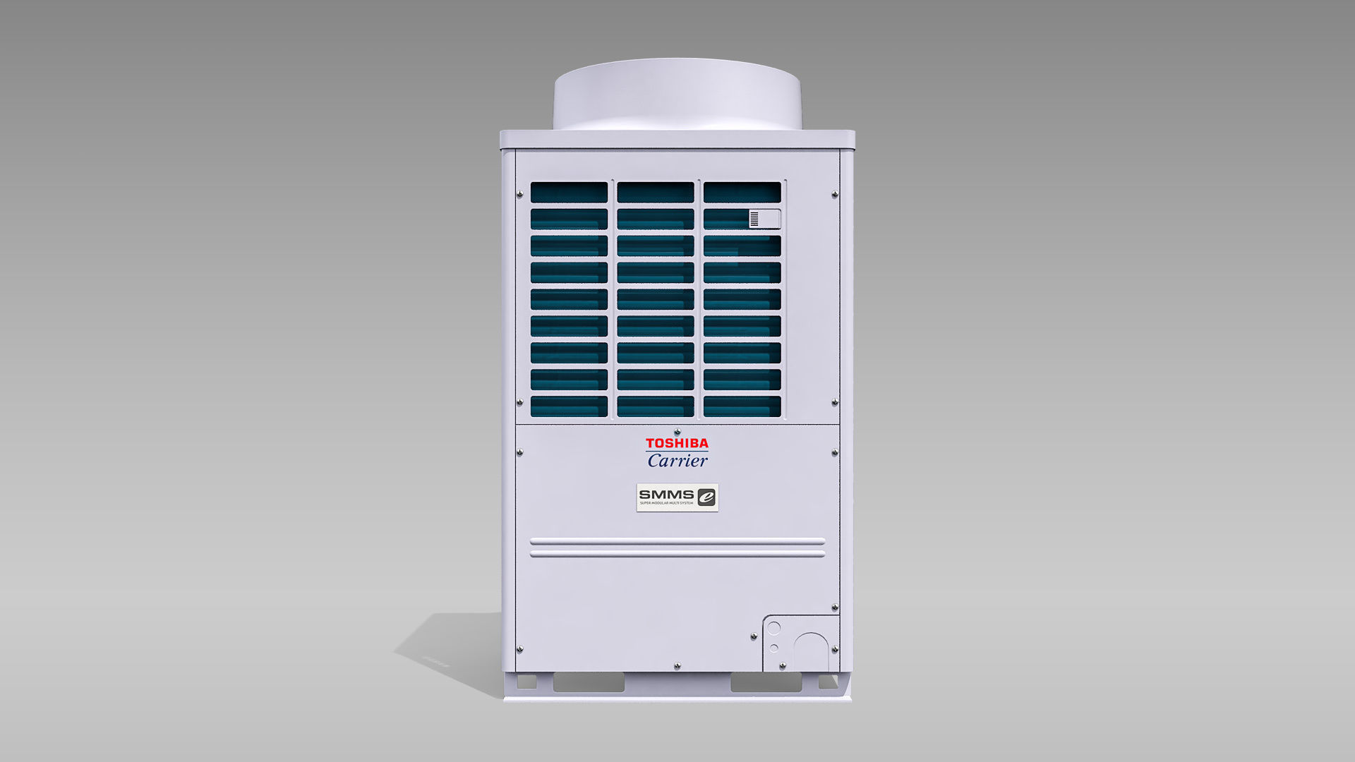 10hp Toshiba Carrier VRF Heat Recovery Outdoor Unit Low-poly 3D model_3