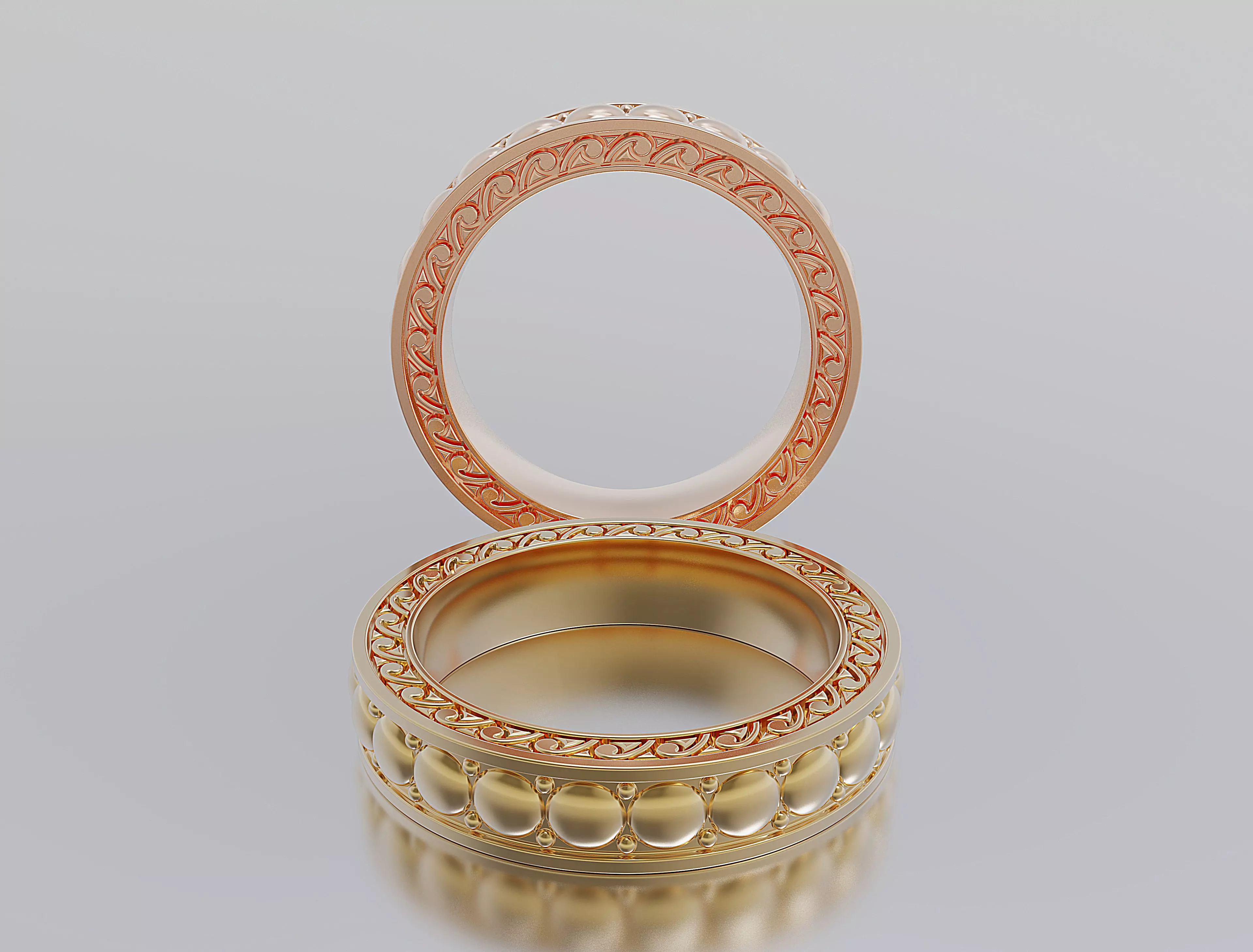 Wedding Ring  3D print model_0