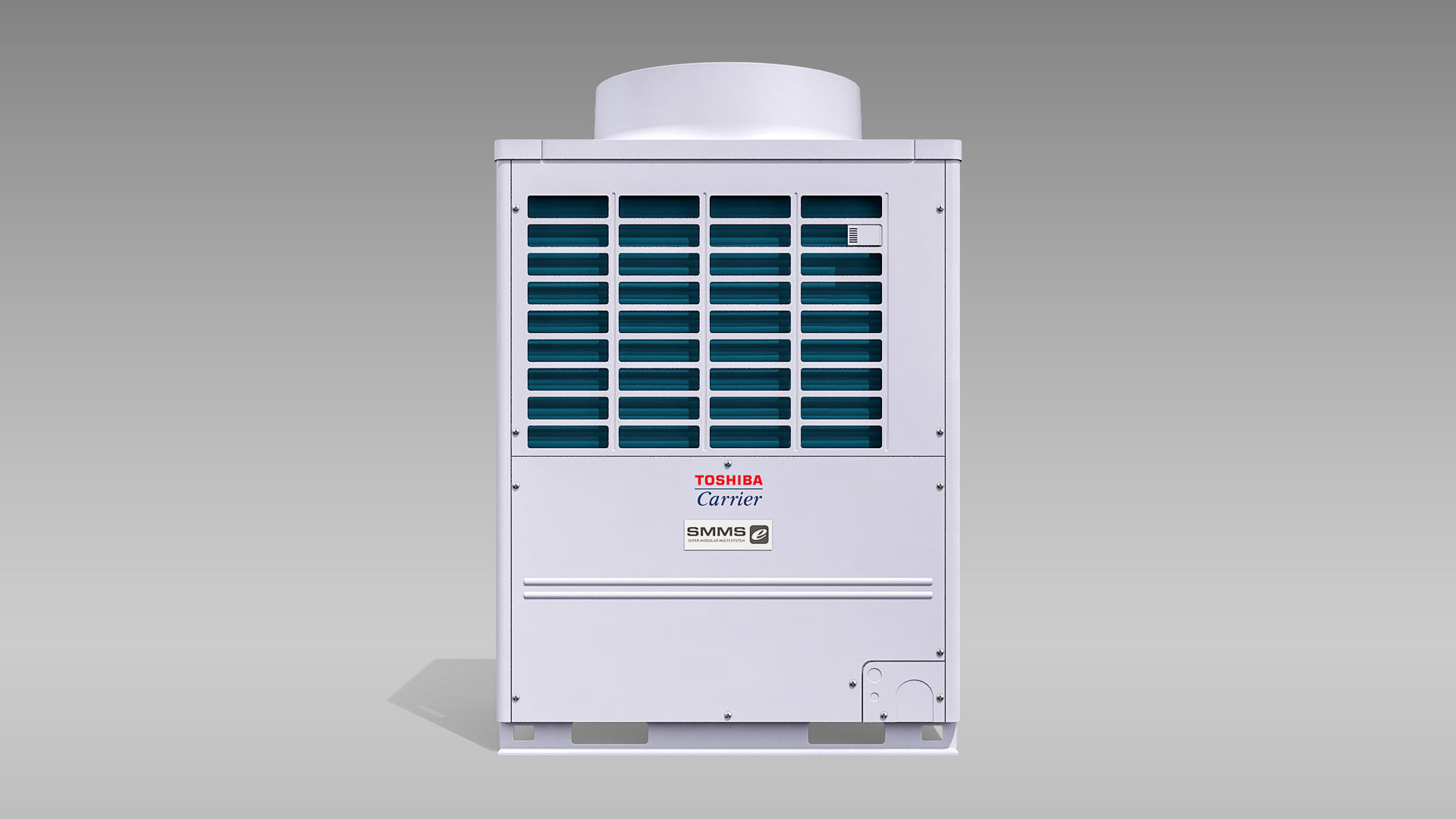 14hp Toshiba Carrier VRF Heat Recovery Outdoor Unit Low-poly 3D model_3